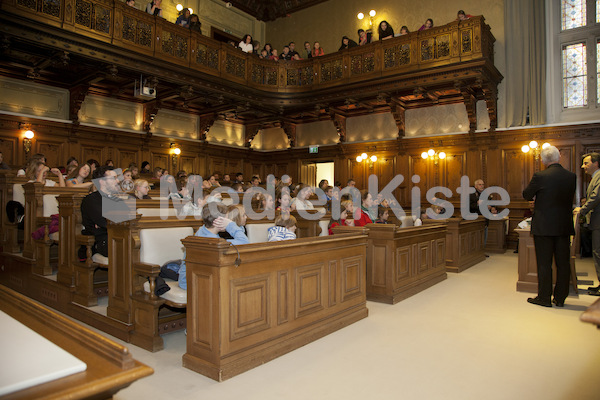 Empfang im Rathaus mit BGM und WB-9725