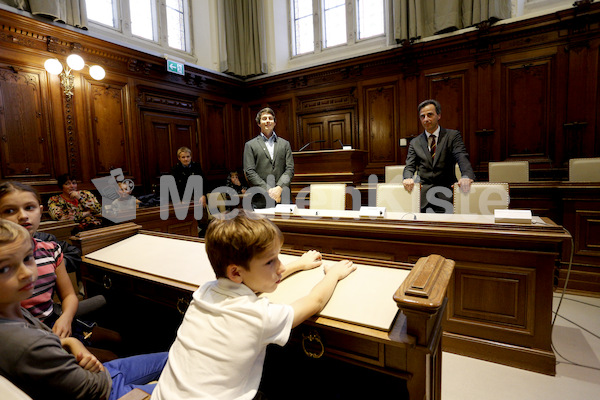 Ministranten beim Grazer  Bürgermeister Nagl 