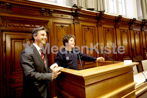 Ministranten beim Grazer  Bürgermeister Nagl 