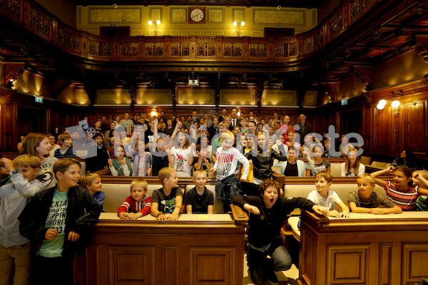 Ministranten beim Grazer  Bürgermeister Nagl 