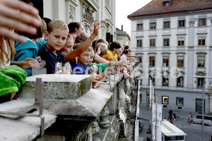 Ministranten beim Grazer  Bürgermeister Nagl 