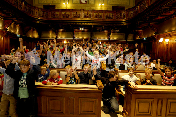 Ministranten beim Grazer  Bürgermeister Nagl 