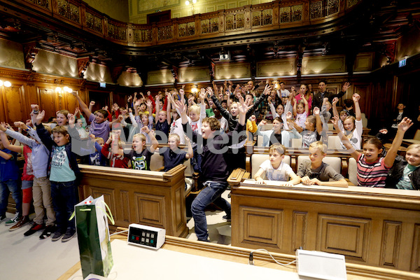 Ministranten beim Grazer  Bürgermeister Nagl 