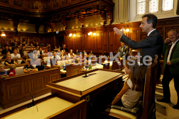 Ministranten beim Grazer  Bürgermeister Nagl 